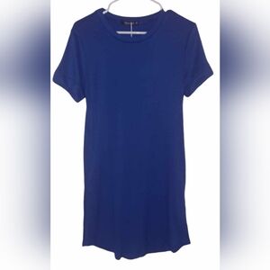 NWT Tshirt Dress Cobalt Blue Size S